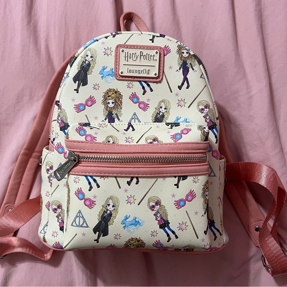 USED loungefly Harry Potter: Luna Lovegood Mini Backpack